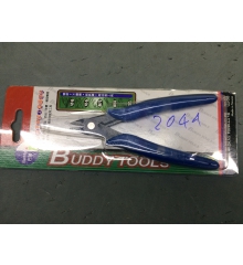 Kìm cắt Buddy Toool dài 150mmm, lưỡi 19mm, nghiêng 20 độ (cán xanh) 